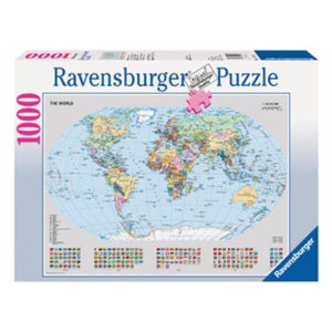 Ravensburger Jigsaws Political World Map Old (1000pc) Ravensburger