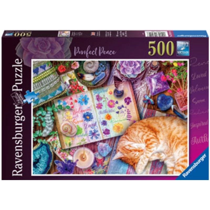 Ravensburger Jigsaws Purrfect Peace (500pc) Ravensburger