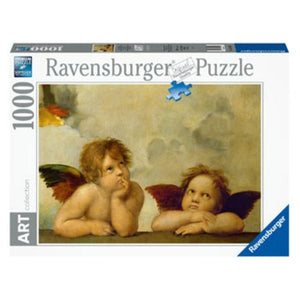 Ravensburger Jigsaws Putti - Detail Sistine Madonna (1000pc) Ravensburger