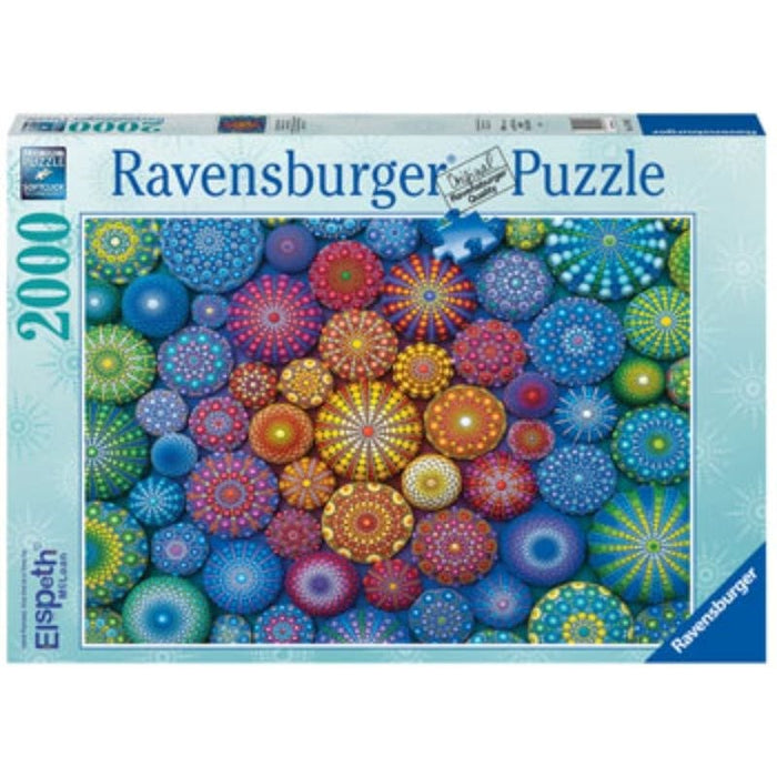 Radiating Rainbow Mandalas (2000pc) Ravensburger