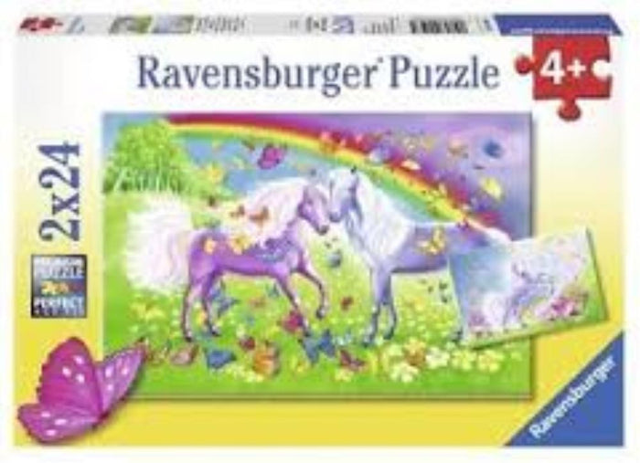 Rainbow Horses (2x24pc) Ravensburger