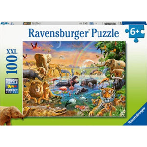 Ravensburger Jigsaws Savannah Jungle Waterhole (100pc) Ravensburger