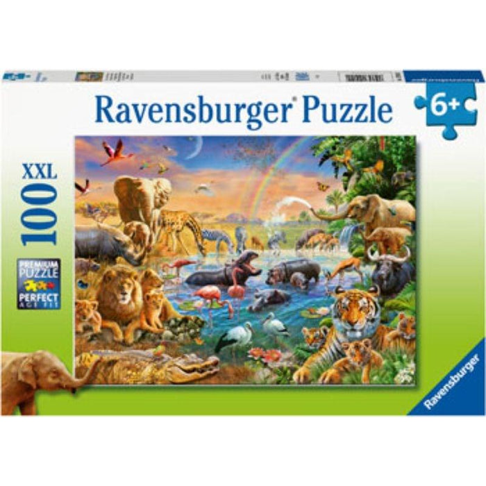 Savannah Jungle Waterhole (100pc) Ravensburger