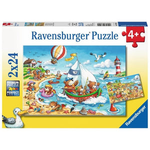 Ravensburger Jigsaws Seaside Holiday (2x24pc) Ravensburger