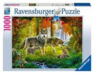 Ravensburger Jigsaws Summer Wolves (1000pc) Ravensburger