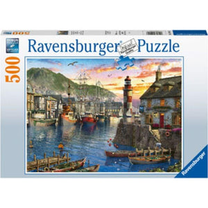 Ravensburger Jigsaws Sunrise at the Port (500pc) Ravensburger