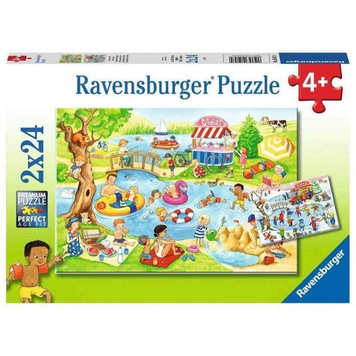 Swimming at the Lake (2x24pc) Ravensburger