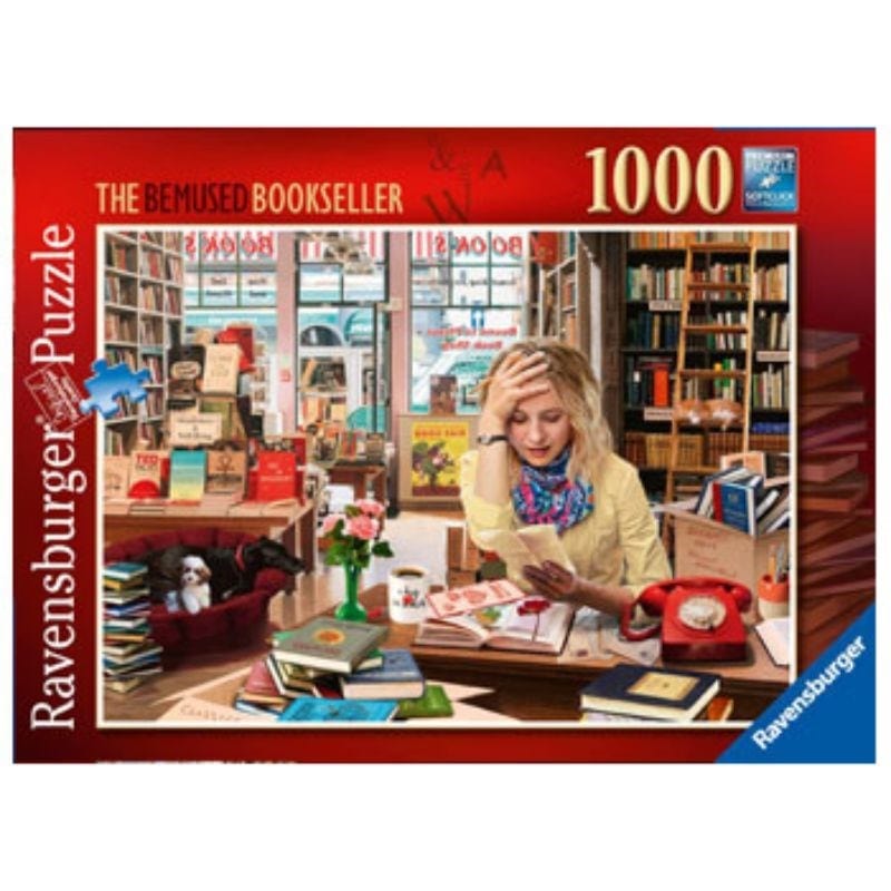 Ravensburger Jigsaws The Bemused Bookseller (1000pc) Ravensburger
