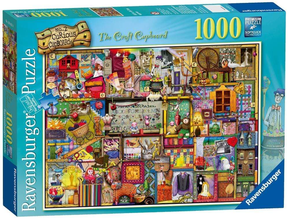 Ravensburger Jigsaws The Craft Cupboard (1000pc) Ravensburger