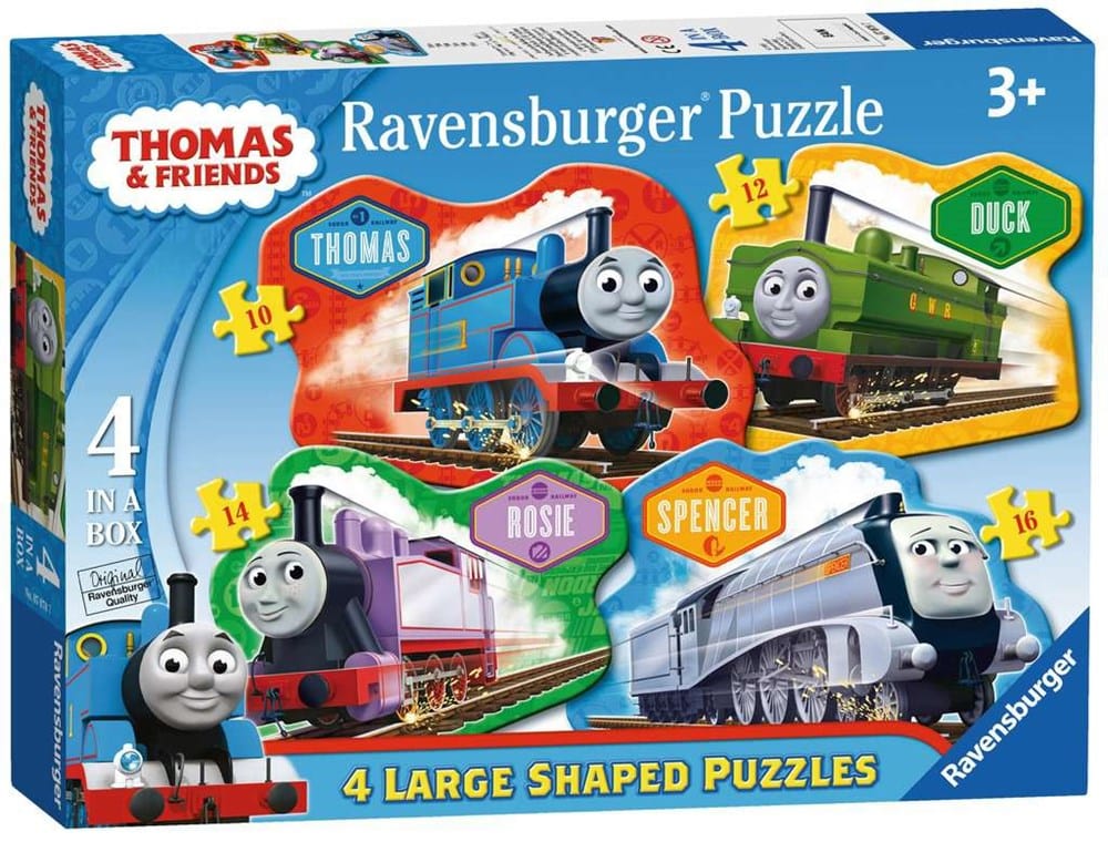Ravensburger Jigsaws Thomas the Tank Engine 4 Large Shaped (10 - 16pc) Ravensburger