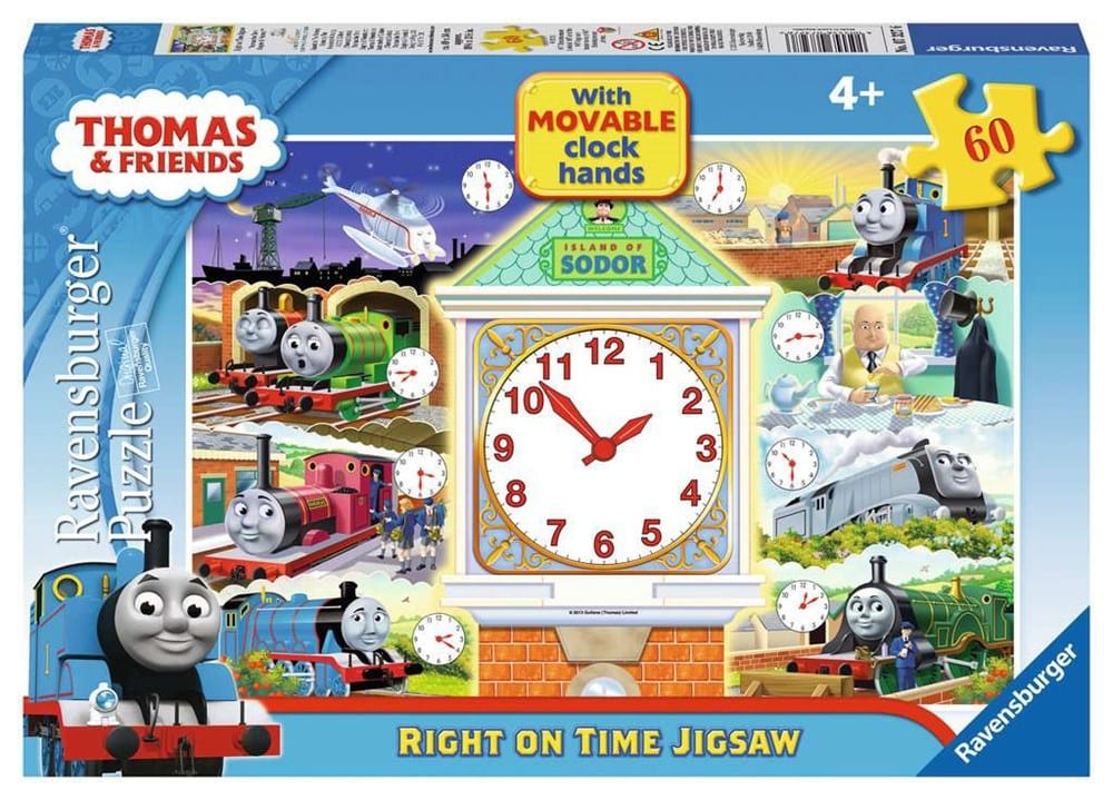 Ravensburger Jigsaws Thomas the Tank Engine Thomas & Friends Jigsaw Clock (60pc) Ravensburger