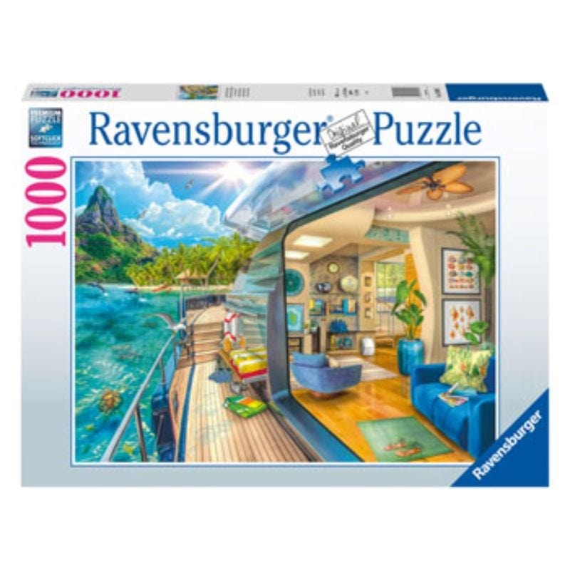 Ravensburger Jigsaws Tropical Island Charter (1000pc) Ravensburger