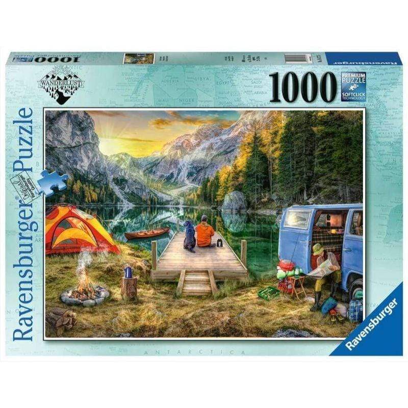 Ravensburger Jigsaws Wanderlust Calm Campsite (1000pc) Ravensburger