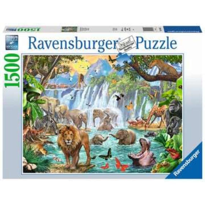 Ravensburger Jigsaws Waterfall Safari (1500pc) Ravensburger