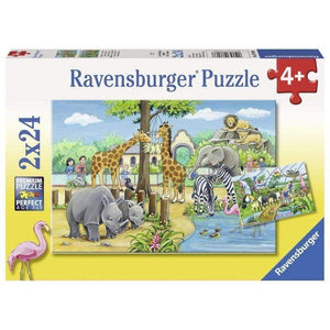 Ravensburger Jigsaws Welcome To The Zoo (2x24pc) Ravensburger
