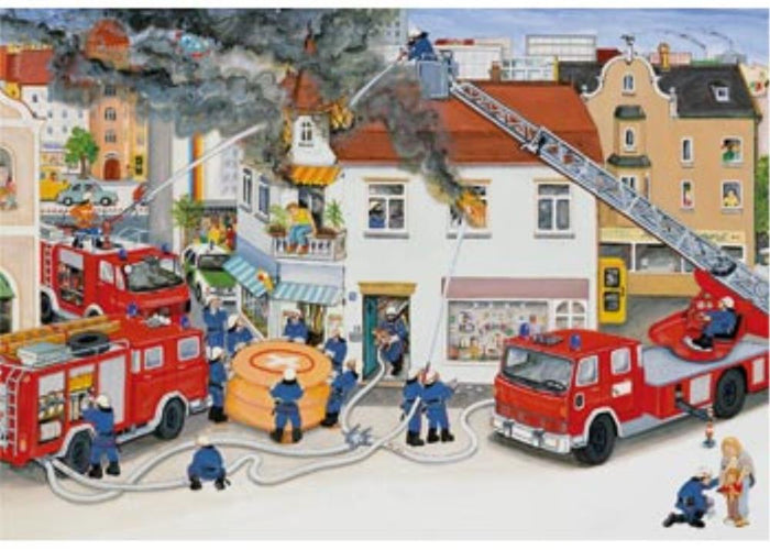 With the Fire Brigade (2x24pc) Ravensburger