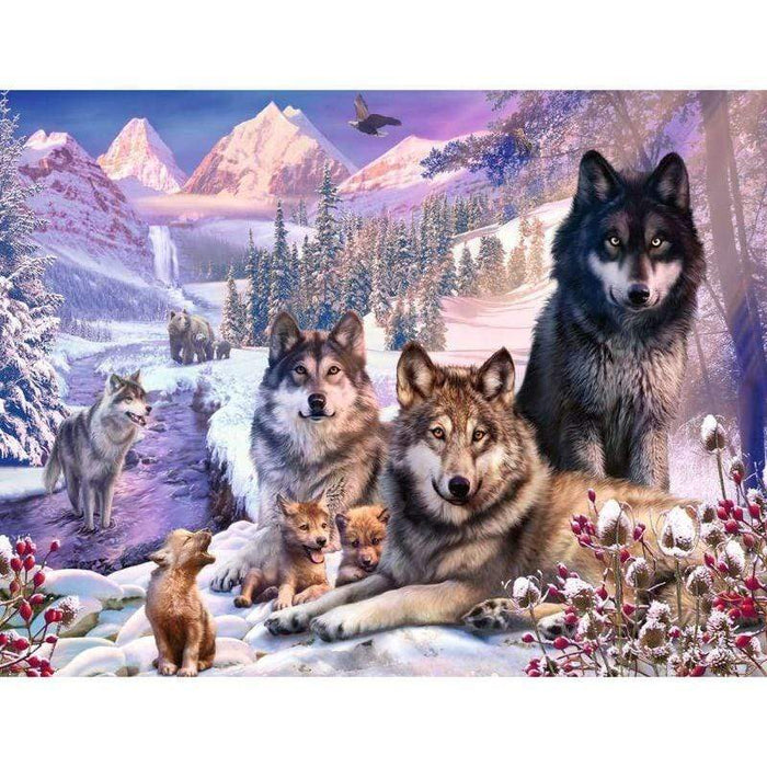 Wolves in the Snow (2000pc) Ravensburger