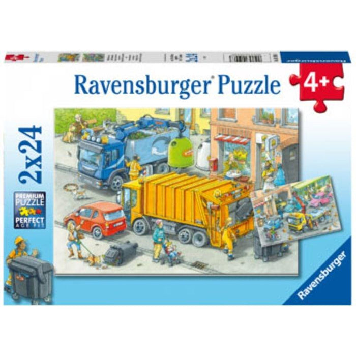 Working Trucks Puzzle (2x24pc) Ravensburger