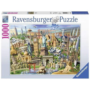 Ravensburger Jigsaws World Landmarks (1000pc) Ravensburger