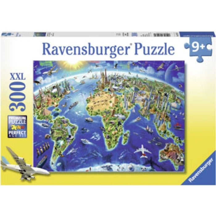 World Landmarks Map (300pc) Ravensburger