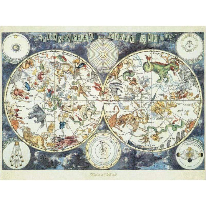 World Map of Fantastic Beasts (1500pc) Ravensburger