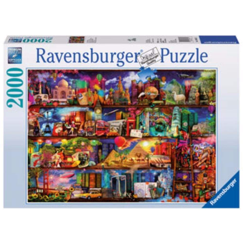 Ravensburger Jigsaws World of Books by Aimee Stewart (2000pc) Ravensburger