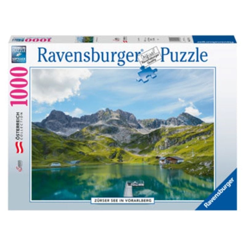 Ravensburger Jigsaws Zeurser See in Vorarlberg Puzzle (1000pc) Ravensburger