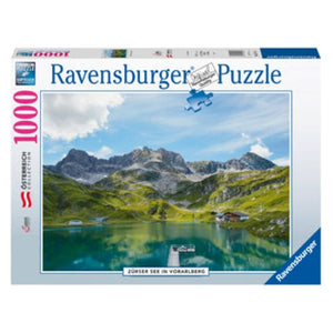 Ravensburger Jigsaws Zeurser See in Vorarlberg Puzzle (1000pc) Ravensburger