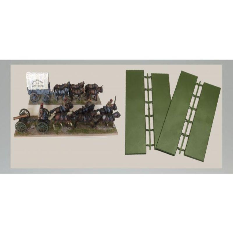 Renedra Hobby Renedra - Limber/Wagon 230mm x 50mm & 210 x 50mm (Bagged)