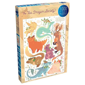 Renegade Game Studios Jigsaws Renegade Jigsaw Puzzles - The Tea Dragon Society #1 Common Varieties of Tea Dragons (1000pc)