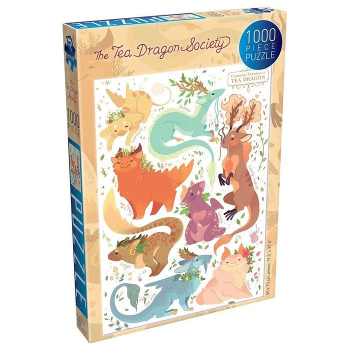 Renegade Jigsaw Puzzles - The Tea Dragon Society no.1 - Common Varieties of Tea Dragons (1000pc)