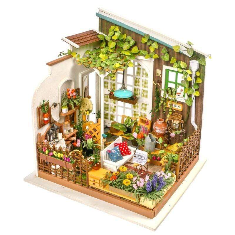 Robotime Construction Puzzles DIY Mini Dollhouse - Miller's Garden