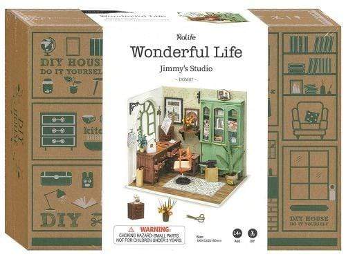 Robotime Construction Puzzles DIY Mini House - Jimmy's Studio