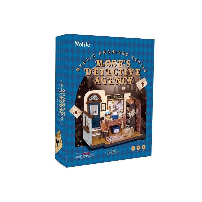 Robotime Construction Puzzles DIY Mini House - Moses Detective Agency