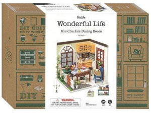Robotime Construction Puzzles DIY Mini House - Mrs Charlies Dining Room