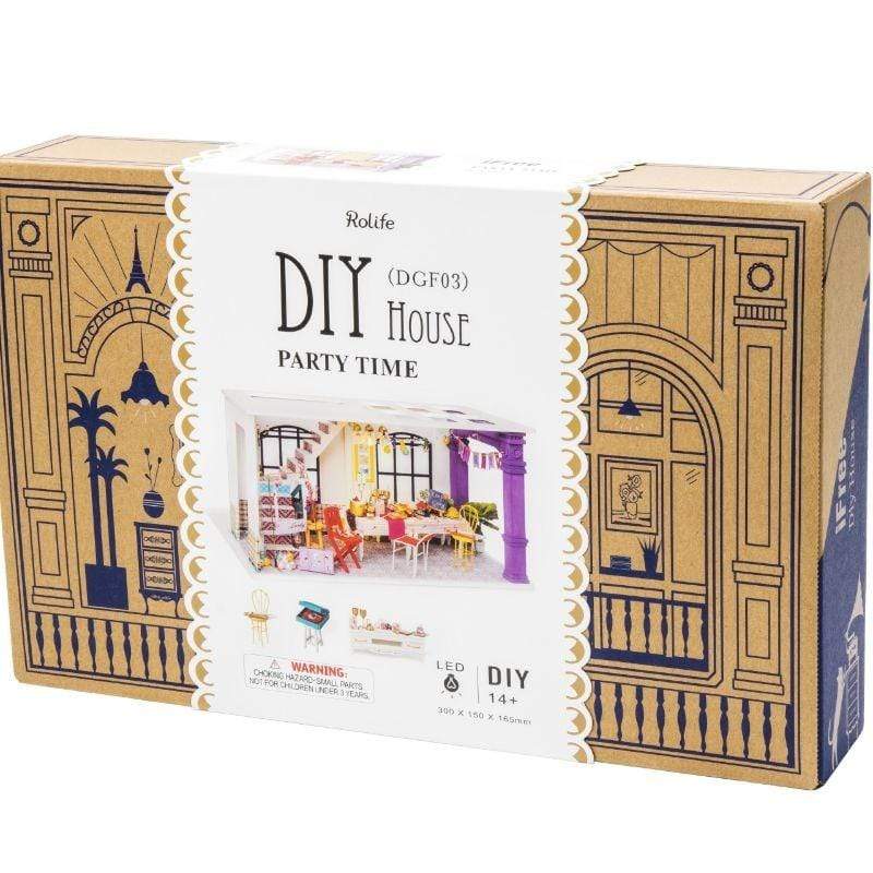 Robotime Construction Puzzles DIY Mini House - Party Time