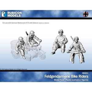 Rubicon Models Miniatures Feldgendarmerie Bike Crew (Rubicon Models) Blister