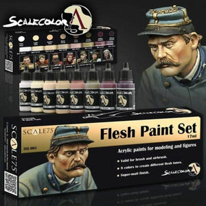 Scale 75 Hobby Scale 75 Scalecolor - Flesh Paint Set
