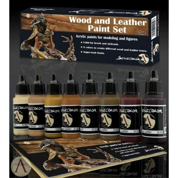 Scale 75 Scalecolor - Wood and Leather Paint Set