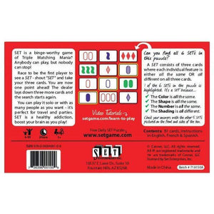 Set Enterprises Board & Card Games Set - The Family Game of Visual Perception - Card Game