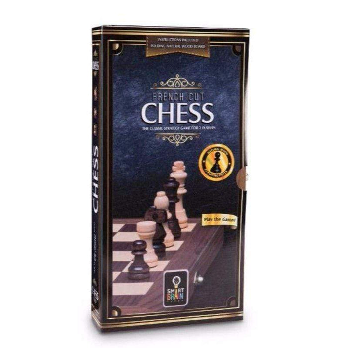 Chess Set - French Cut Wood - Smart Brain 30cm
