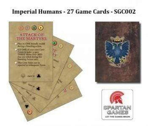Spartan Games Miniatures Uncharted Seas - Imperial Humans Game Cards (Blister)