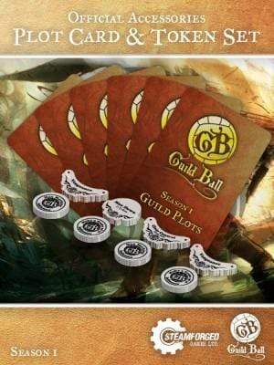 Steamforged Games Miniatures Guild Ball Accessories - Plot Cards & Tokens