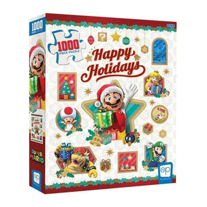 The OP Jigsaws Super Mario - Happy Holidays Puzzle (1000pc)
