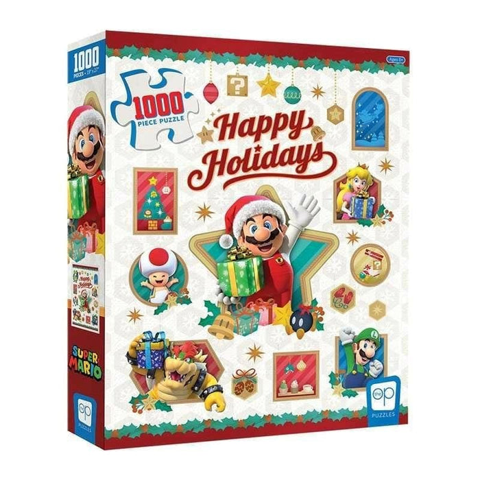Super Mario - Happy Holidays Puzzle (1000pc)