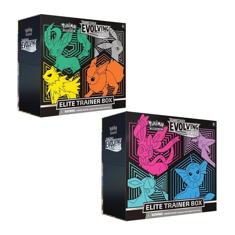 The Pokemon Company Trading Card Games Pokemon - Evolving Skies - Elite Trainer Box (Assorted)
