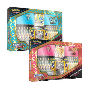 The Pokemon Company Trading Card Games Pokemon TCG - Crown Zenith - Shiny Zacian/Zamazenta Figure Box (May 2023 Release)