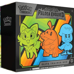 The Pokemon Company Trading Card Games Pokemon TCG - Scarlet & Violet 2 - Paldea Evolved - Elite Trainer Box (June 2023 release)