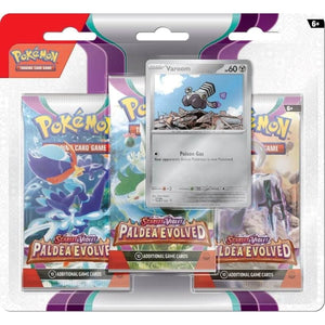 The Pokemon Company Trading Card Games Pokemon TCG - Scarlet & Violet 2 - Paldea Evolved - Three Booster Blister (June 2023 release)