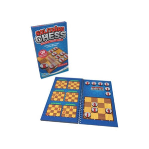 Think Fun Board & Card Games Solitaire Chess Magnetic (Travel)
